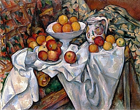 Paul Czanne, Nature morte pommes et oranges - GRANDS PEINTRES / Cezanne
