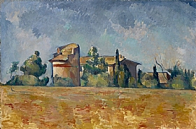 Paul Cézanne, Pigeonnier à Bellevue - GRANDS PEINTRES / Cezanne