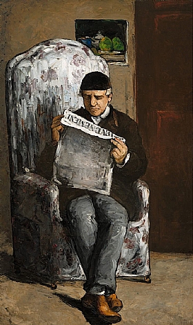 Paul Czanne, Portrait de Louis Czanne - GRANDS PEINTRES / Cezanne