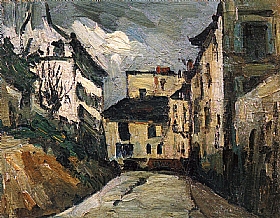 Paul Czanne, Rue des Saules  Montmartre - GRANDS PEINTRES / Cezanne