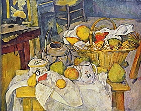 Paul Czanne, table de cuisine - GRANDS PEINTRES / Cezanne