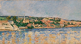 Paul Czanne, Village au bord de l'eau - GRANDS PEINTRES / Cezanne