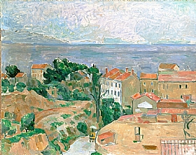 Paul Czanne, Vue de l'Estaque - GRANDS PEINTRES / Cezanne
