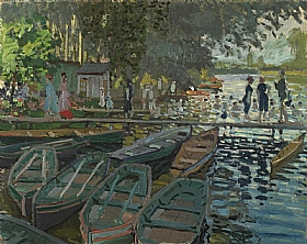 Claude Monet, Baigneurs  la Grenouillre - GRANDS PEINTRES / Monet