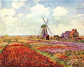 Claude Monet, moulin près de Leiden - GRANDS PEINTRES / Monet
