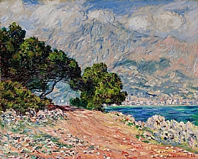 Claude Monet, Menton vu de Cap Martin - GRANDS PEINTRES / Monet
