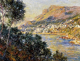 Claude Monet, Monte Carlo vu de Roquebrune - GRANDS PEINTRES / Monet