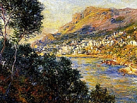 Claude Monet, Monte Carlo Vu De Roquebrune : Tableau De GRANDS PEINTRES ...