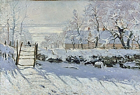Claude Monet, La pie - GRANDS PEINTRES / Monet