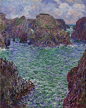 Claude Monet, Port Goulphar Belle-ile-en-Mer - GRANDS PEINTRES / Monet