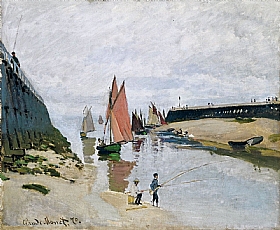 Claude Monet, Le Port  Trouville - GRANDS PEINTRES / Monet