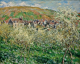 Claude Monet, Pruniers en fleurs - GRANDS PEINTRES / Monet