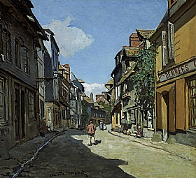 Claude Monet, Rue de la Bavolle  Honfleur - GRANDS PEINTRES / Monet