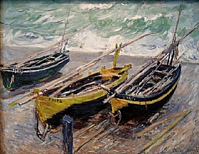 Claude Monet, Bateaux de pêche - GRANDS PEINTRES / Monet