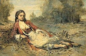 Camille Corot, Algrienne - GRANDS PEINTRES / Corot