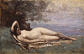 Camille Corot, Bacchante au bord de mer - GRANDS PEINTRES / Corot