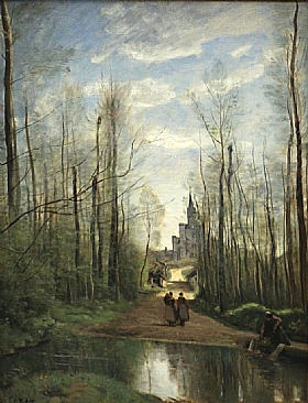 Camille Corot, Eglise de Marissel - GRANDS PEINTRES / Corot