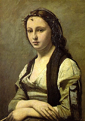 Camille Corot, Portrait de Berthe Goldschmidt - GRANDS PEINTRES / Corot