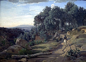 Camille Corot, Près de Volterra - GRANDS PEINTRES / Corot