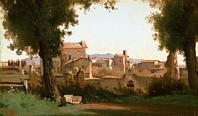 Camille Corot, Vue depuis les jardins Farnse - GRANDS PEINTRES / Corot