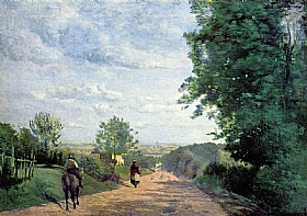 Camille Corot, Route vers Svres - GRANDS PEINTRES / Corot