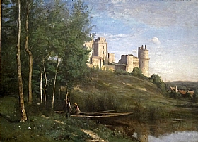 Camille Corot, Chateau de Pierrefonds - GRANDS PEINTRES / Corot