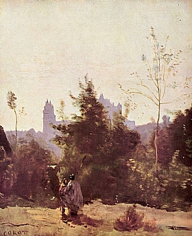 Camille Corot, Souvenir de Pierrefonds - GRANDS PEINTRES / Corot