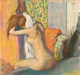 Edgar Degas, Après le bain - GRANDS PEINTRES / Degas