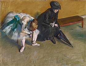 Edgar Degas, L'attente - GRANDS PEINTRES / Degas