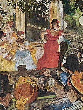 Edgar Degas, Café concert aux Ambassadeurs - GRANDS PEINTRES / Degas