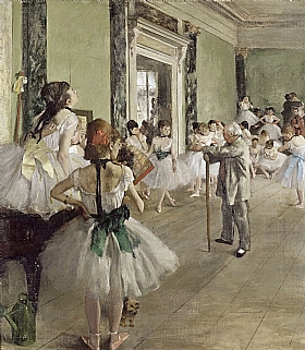 Edgar Degas, La classe de danse - GRANDS PEINTRES / Degas