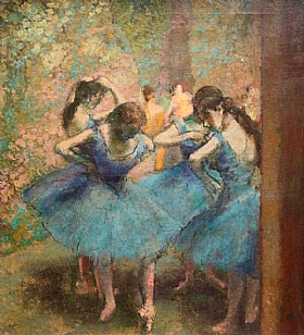 Edgar Degas, Les danseuses Bleues - GRANDS PEINTRES / Degas