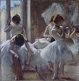 Edgar Degas, Groupe de danseuses - GRANDS PEINTRES / Degas