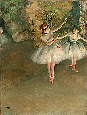 Edgar Degas, Deux danseuses - GRANDS PEINTRES / Degas