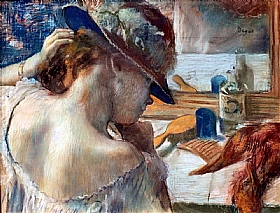 Edgar Degas, Face au miroir - GRANDS PEINTRES / Degas