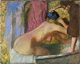 Edgar Degas, Femme au bain - GRANDS PEINTRES / Degas