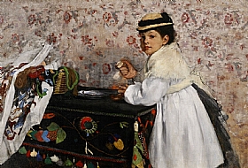 Edgar Degas, Hortense Valpincon enfant - GRANDS PEINTRES / Degas