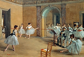 Edgar Degas, La salle de ballet rue Pelletier - GRANDS PEINTRES / Degas