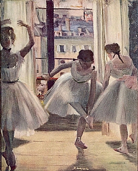 Edgar Degas, Trois danseuses - GRANDS PEINTRES / Degas
