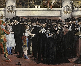 Edouard Manet, Le bal masqué a l'Opéra - GRANDS PEINTRES / Manet