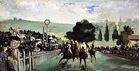 Edouard Manet, Course aux alentours de Paris - GRANDS PEINTRES / Manet