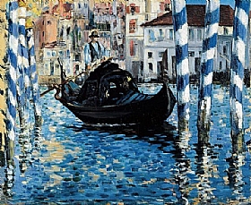Edouard Manet, Grand canal  Venise - GRANDS PEINTRES / Manet