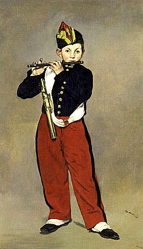 Edouard Manet, Le joueur de fifre-GRANDS PEINTRES-Manet