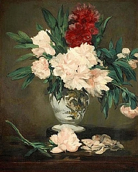 Edouard Manet, Le vase de pivoines - GRANDS PEINTRES / Manet