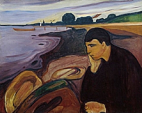 Edvard Munch, Mlancolie - GRANDS PEINTRES / Munch