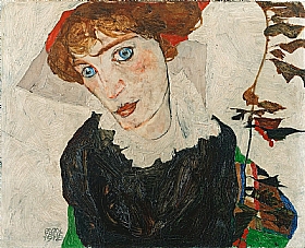 Egon Schiele, Portrait de Wally Neuzil - GRANDS PEINTRES / Schiele