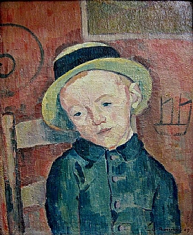 Emile Bernard, Le petit garon au chapeau - GRANDS PEINTRES / Bernard