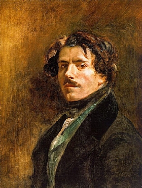 Eugne Delacroix, Autoportrait - GRANDS PEINTRES / Delacroix