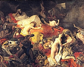 Eugne Delacroix, La mort de Sardanapale - GRANDS PEINTRES / Delacroix