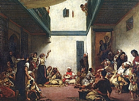 Eugne Delacroix, Les noces juives au Maroc - GRANDS PEINTRES / Delacroix